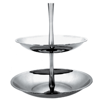 Etažérka INOX 2-talíře 31 a 27 cm